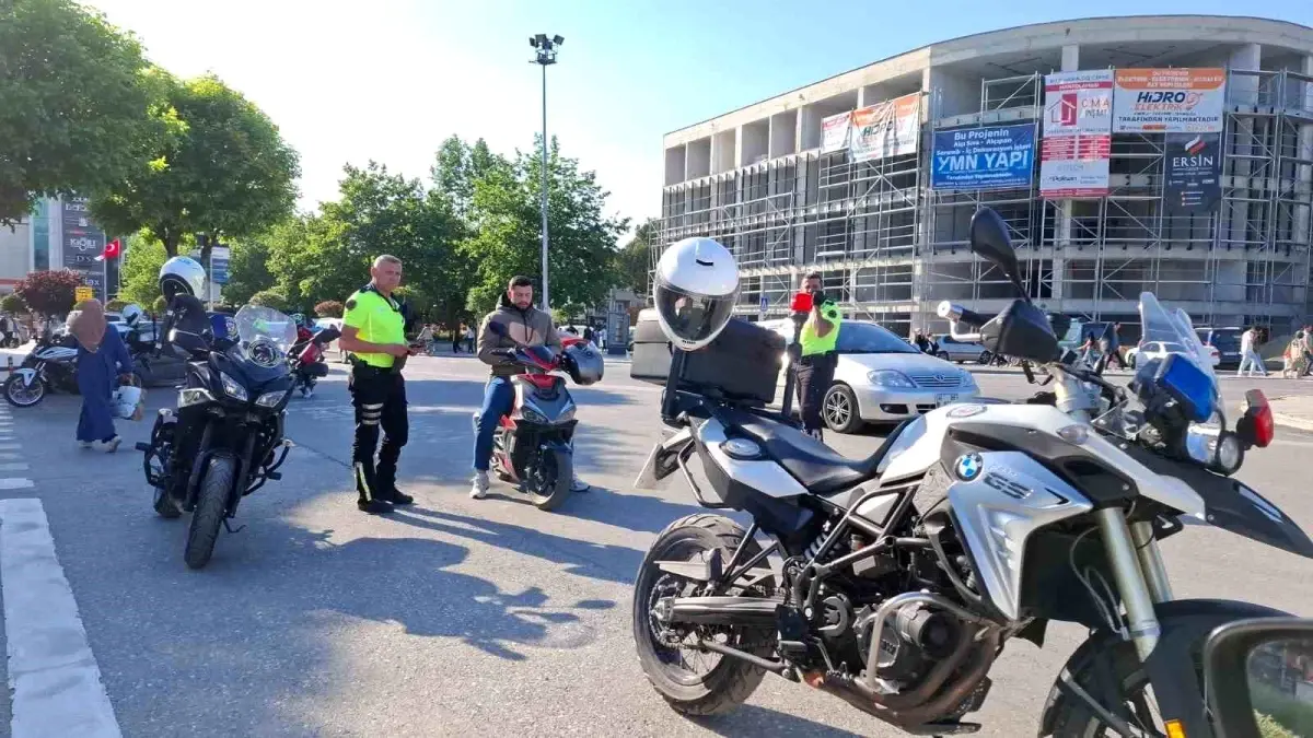 Düzce’de Motosiklet Kontrolleri Arttı