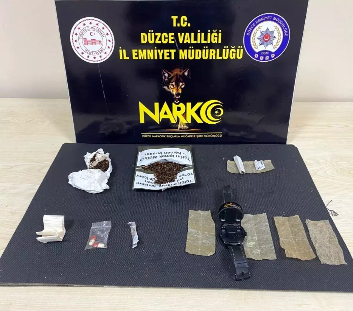 Düzce’de Uyuşturucu Operasyonu