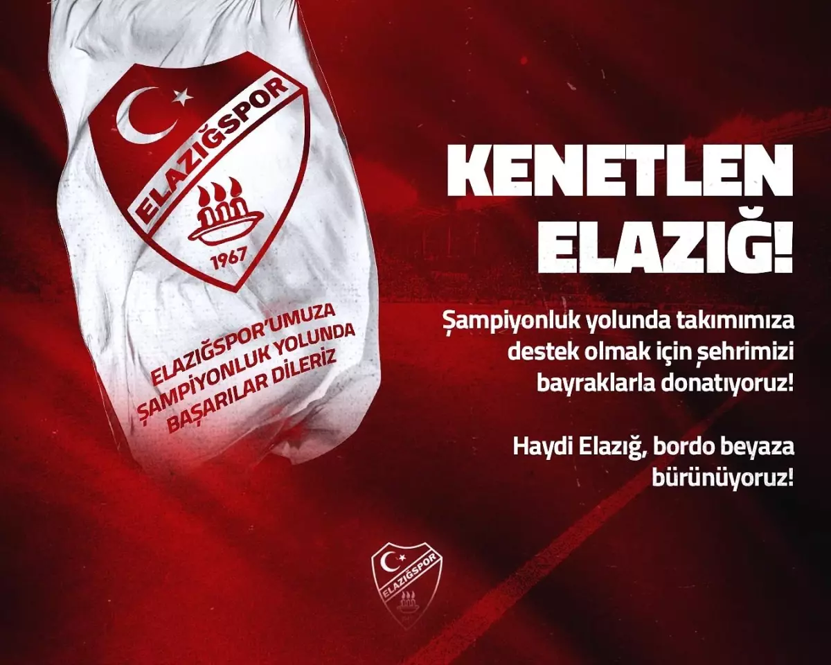Elazığspor’dan Bayrak Kampanyası Daveti