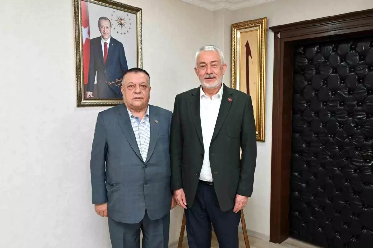 Emekliler Derneği Lideri’nden Belediye Lideri’ne Ziyaret