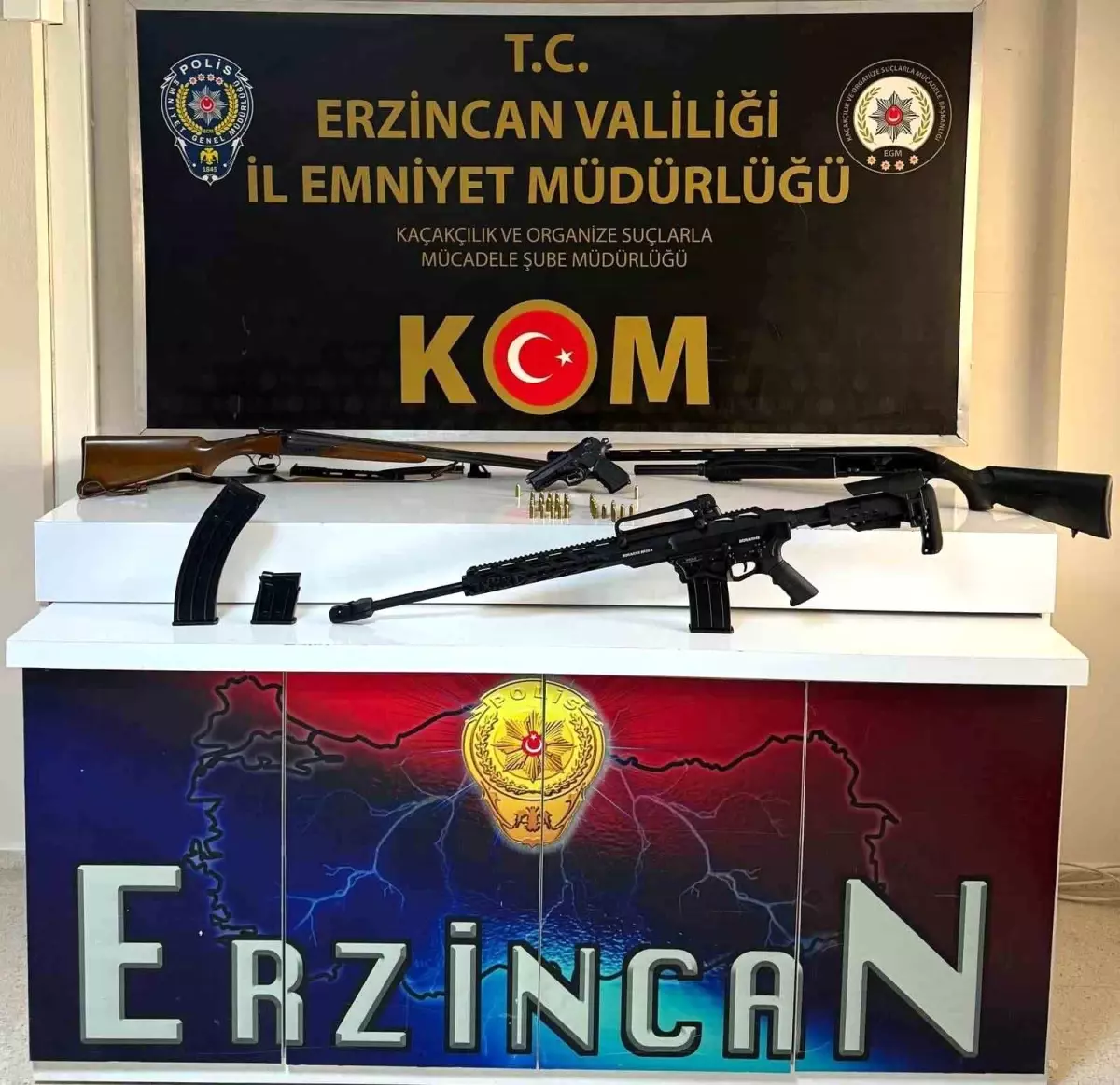 Erzincan’da Silah Kaçakçılığı Operasyonu