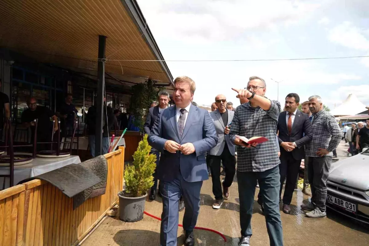 Erzincan’daki Yangın Sonrası Ziyan Tespiti Yapıldı