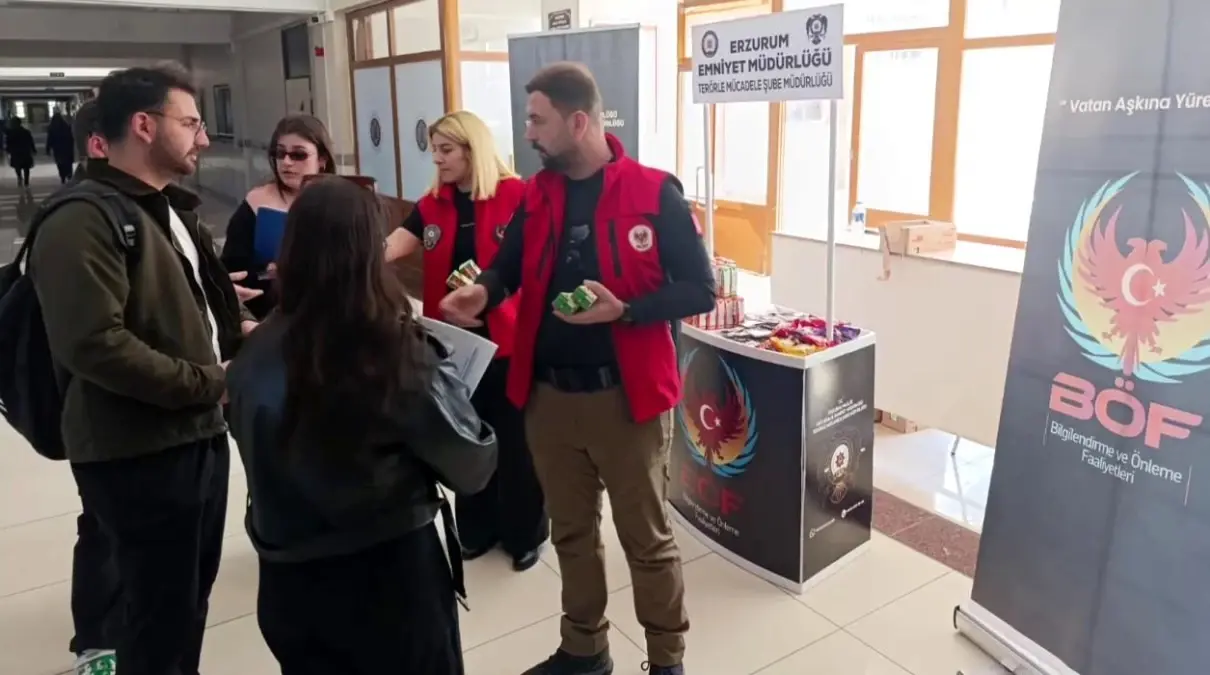 Erzurum’da Gençlere Terörle Uğraş Eğitimi