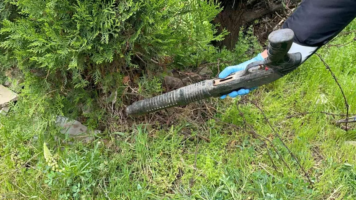 Eskişehir’de Saklı Tüfek Bulundu