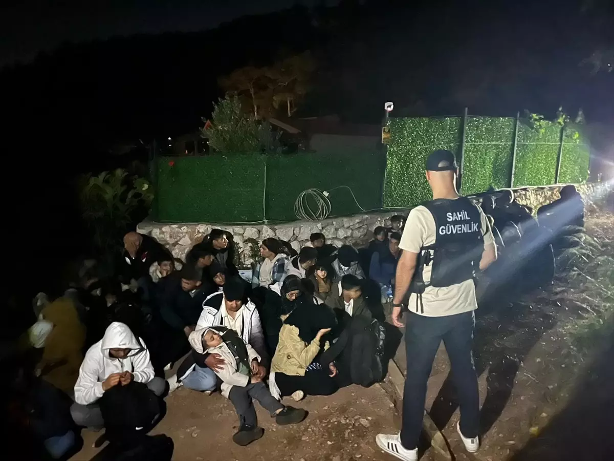 Fethiye’de 36 Sistemsiz Göçmen Yakalandı