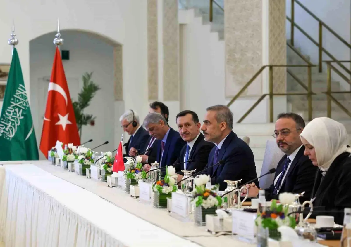 Fidan, Suudi Arabistan ile İş Birliğini Güçlendiriyor