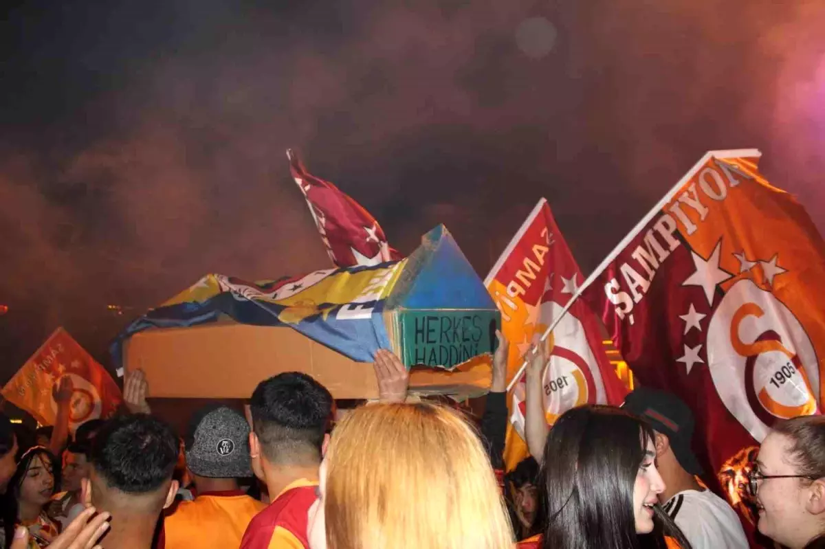 Galatasaray Şampiyon, Kayseri’de Kutlamalar