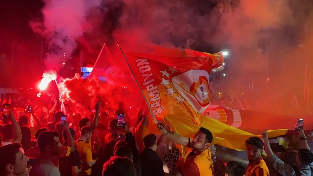 Galatasaray Şampiyonluğu Kutladı
