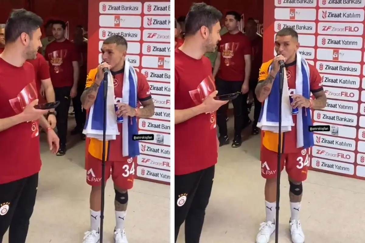 Galatasaray’da Lucas Torreira’dan Okan Buruk’a olay latife