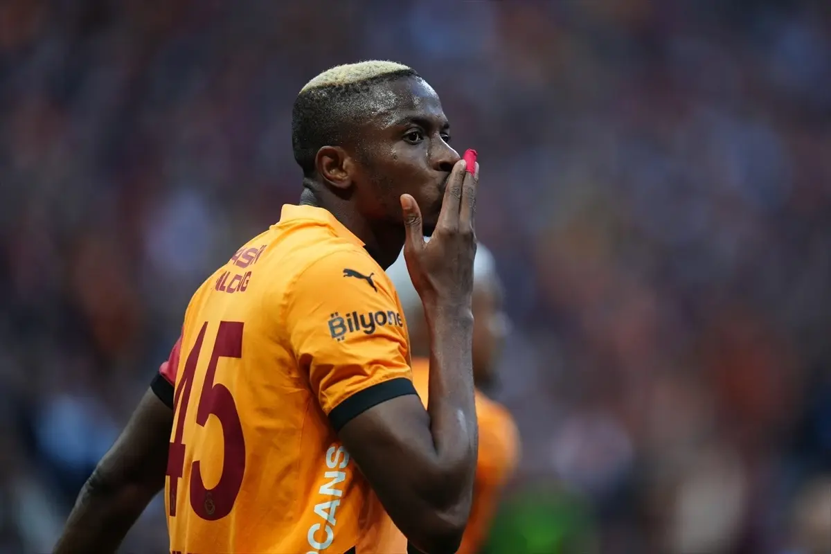 Galatasaray’da Osimhen’in gol anonsunu kızı yaptı
