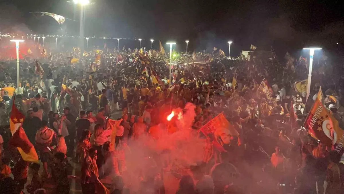 Galatasaray’ın Şampiyonluğu Mersin’de Kutlandı