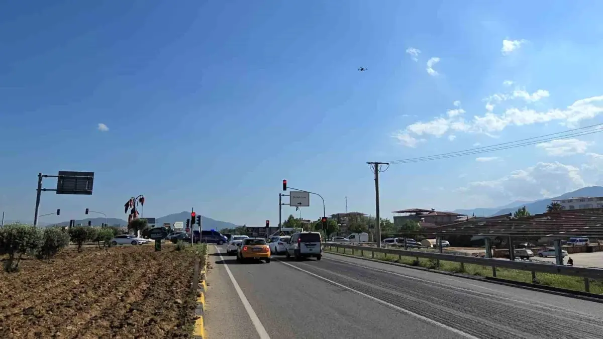 Gaziantep’te Dron Dayanaklı Trafik Kontrolü