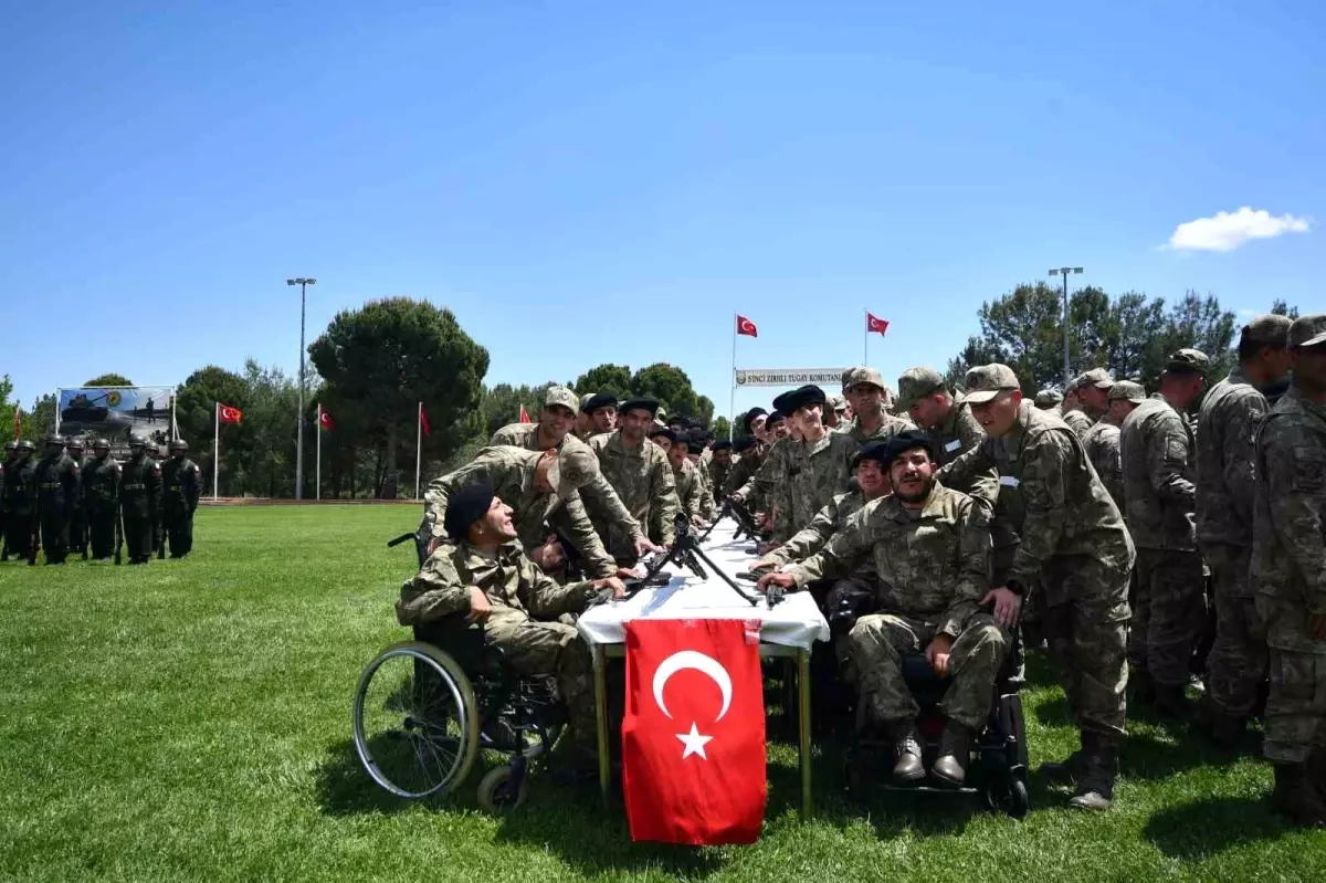 Gaziantep’te Engellilere Temsili Askerlik Merasimi Düzenlendi