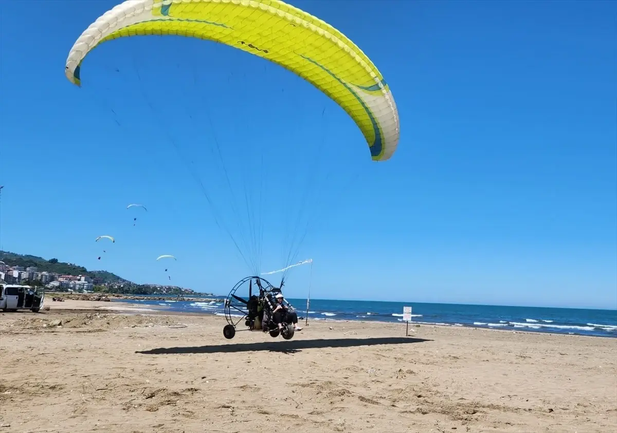 Giresun’da Paramotor Kazası