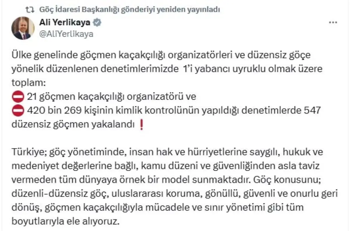 Göçmen Kaçakçılığına Büyük Darbe