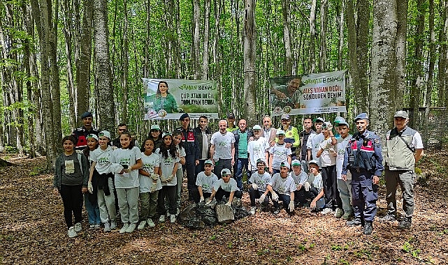 Gölcüklü minik ellerden manalı farkındalık ‘Ormanlar Benim’
