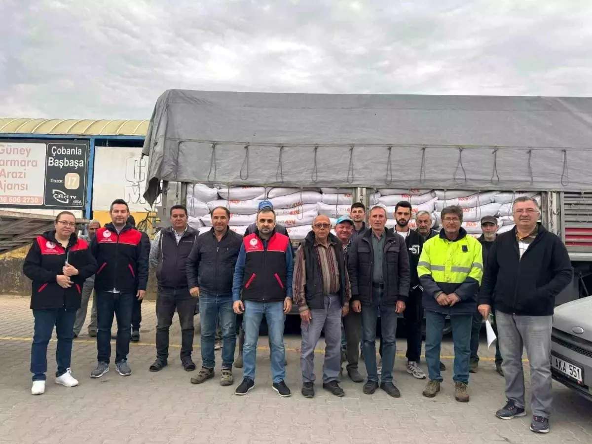 Gönen’de Çeltik Üreticilerine Tohum Takviyesi