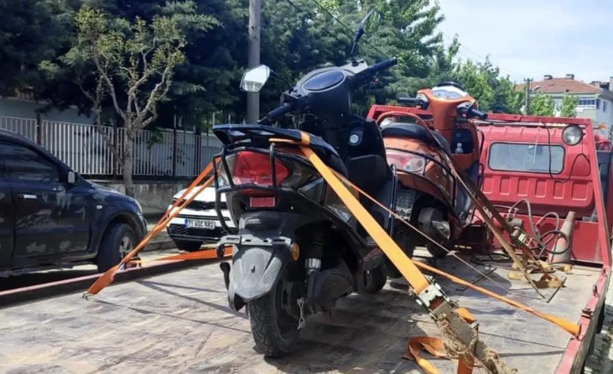 Gönen’de Motosiklet Kontrolleri Artırıldı
