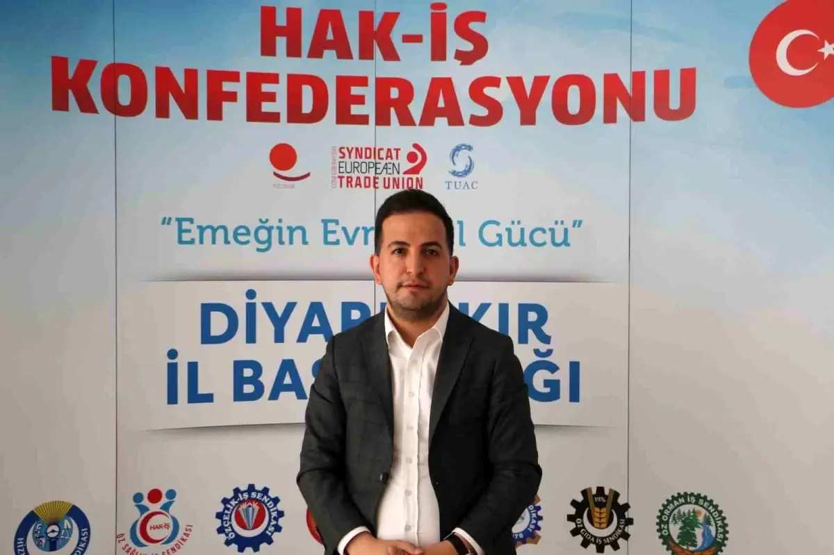HAK-İŞ Diyarbakır İl Başkanı 1 Mayıs İşçi Bayramı’nı Kutladı