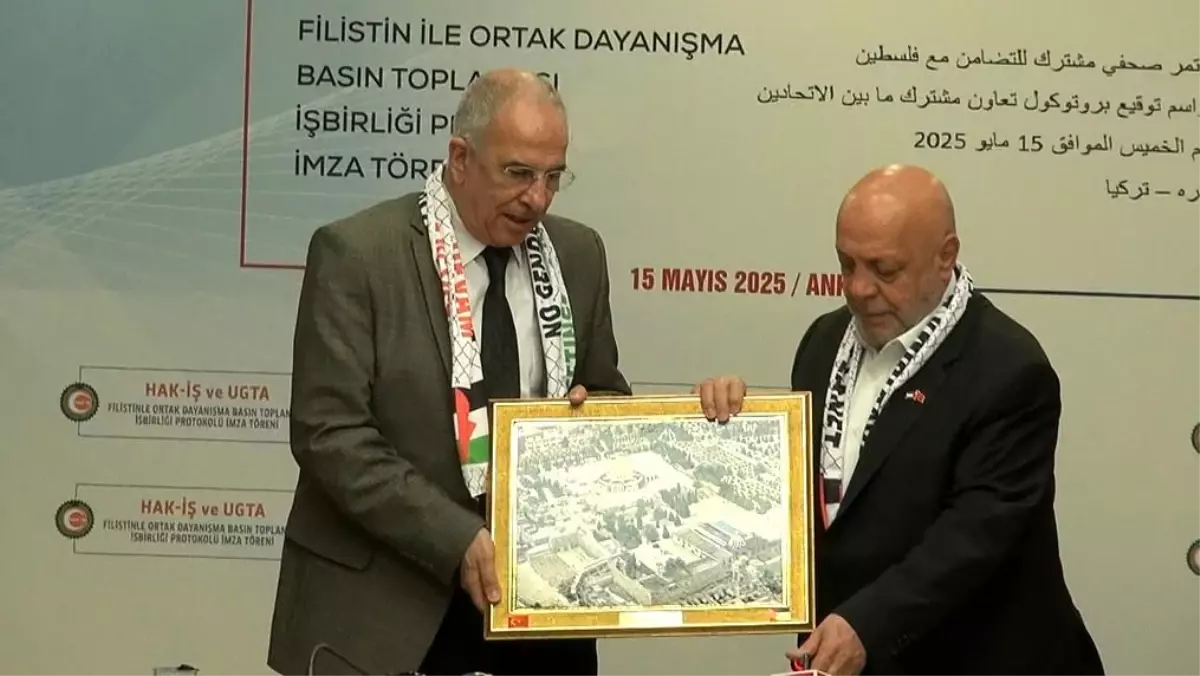 HAK-İŞ’ten Filistin’e Dayanak ve Kamu Mukavelesi Çalışmaları