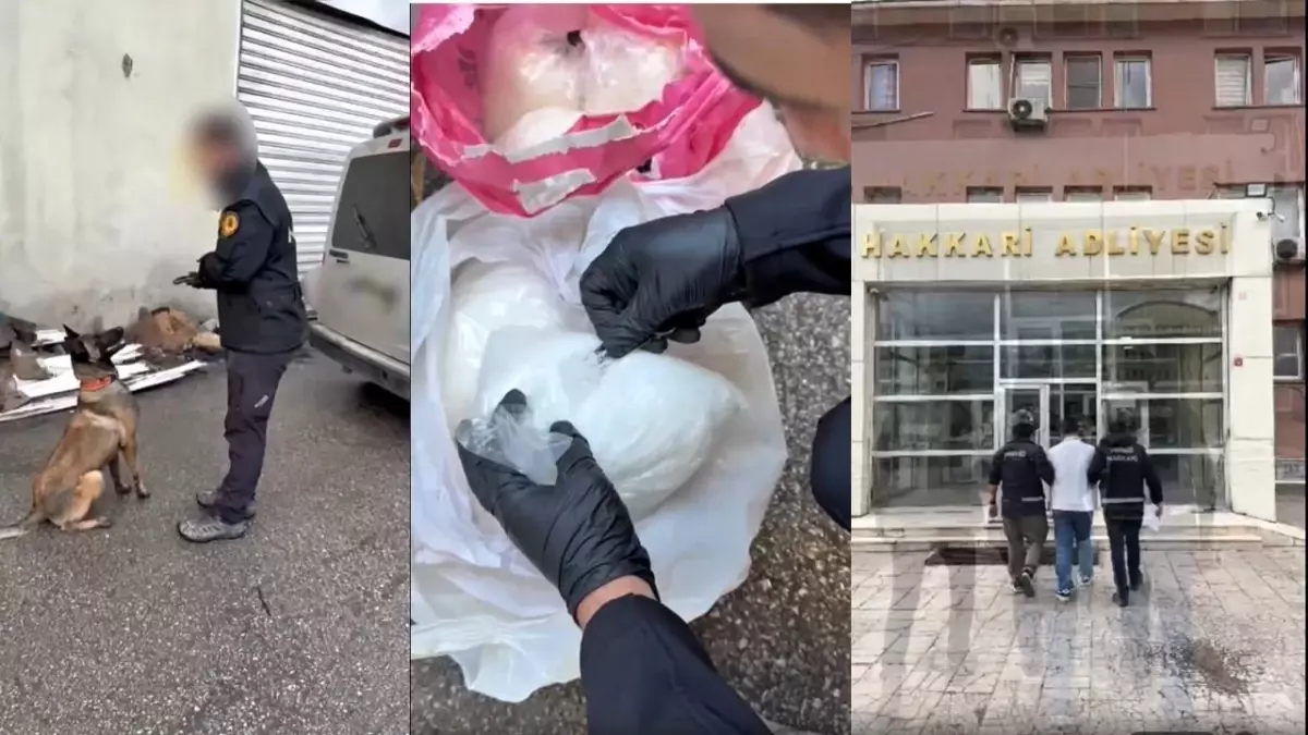 Hakkari’de 35 Kilo Uyuşturucu Ele Geçirildi