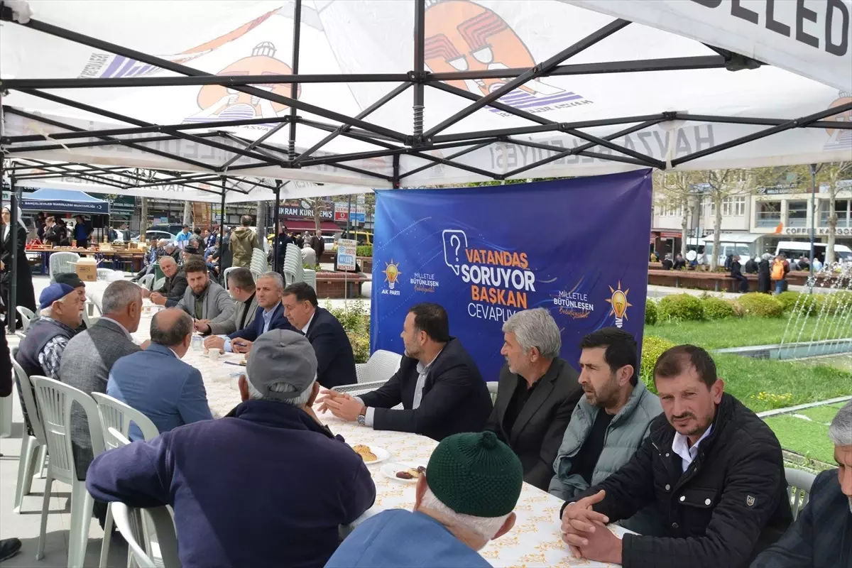 Havza’da Lider İkiz, Vatandaşlarla Buluştu