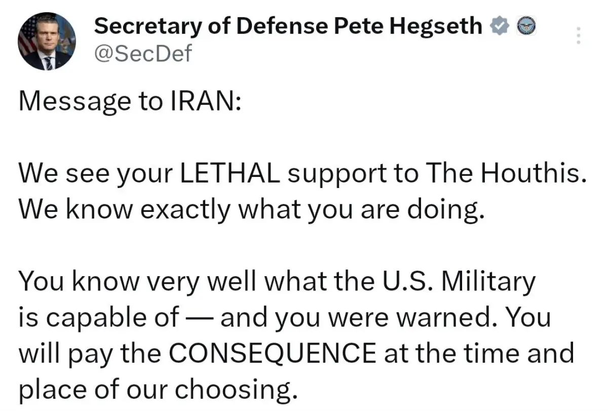 Hegseth’ten İran’a Sert İhtar
