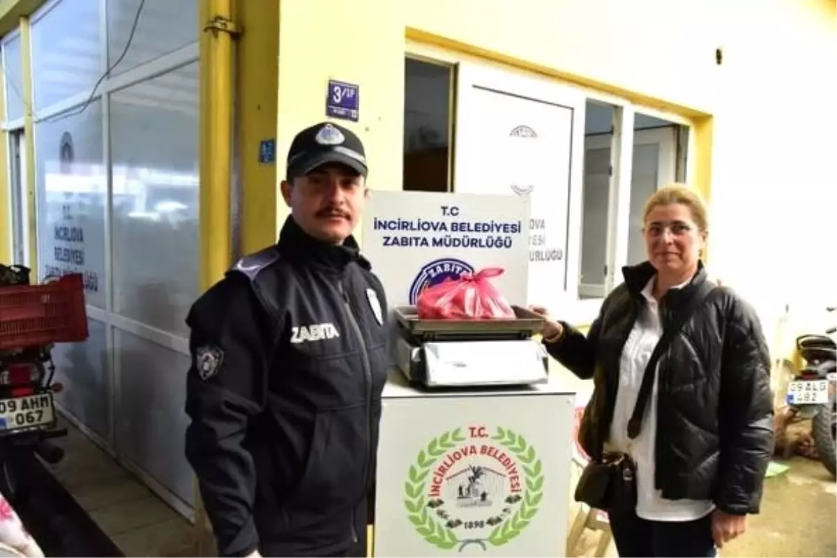 İncirliova’da Pazar Yerlerinde Tartı Denetim Noktası Hizmeti