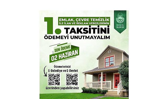 İnegöl Belediyesinden Mükelleflere Vergi Daveti