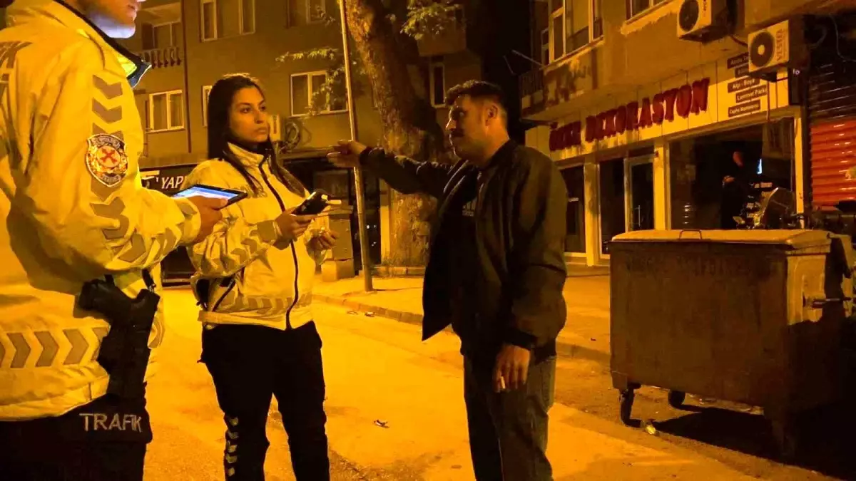 İnegöl’de Alkollü Şoför Cezalandırıldı