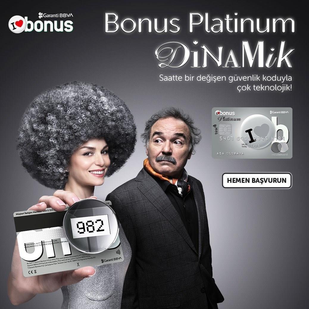 İnternetten alışverişte yüksek güvenlikli kredi kartı: Bonus Platinum Dinamik ile tanışın!