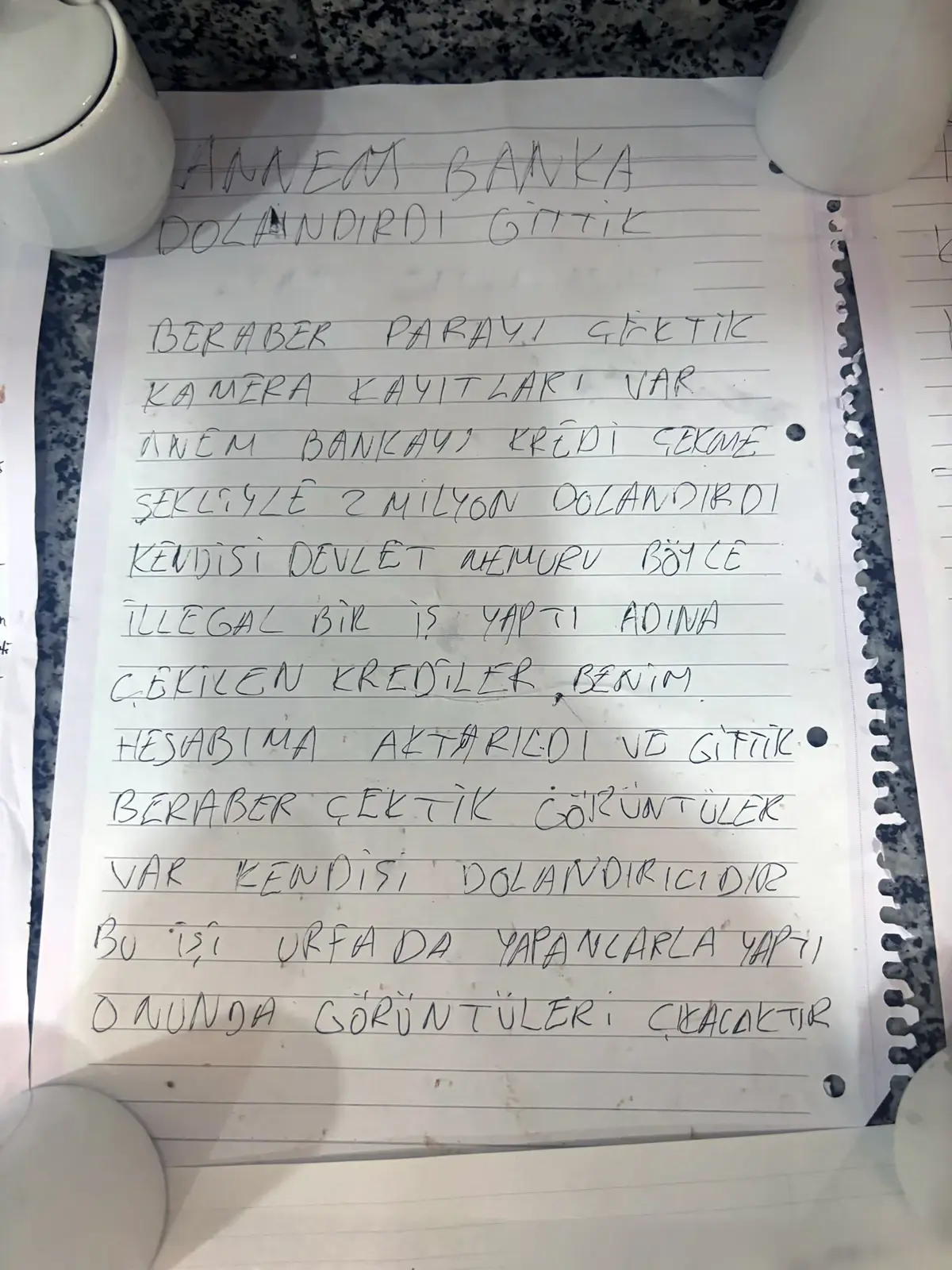 İntihar Mektubunda Aile Komplosu Savı