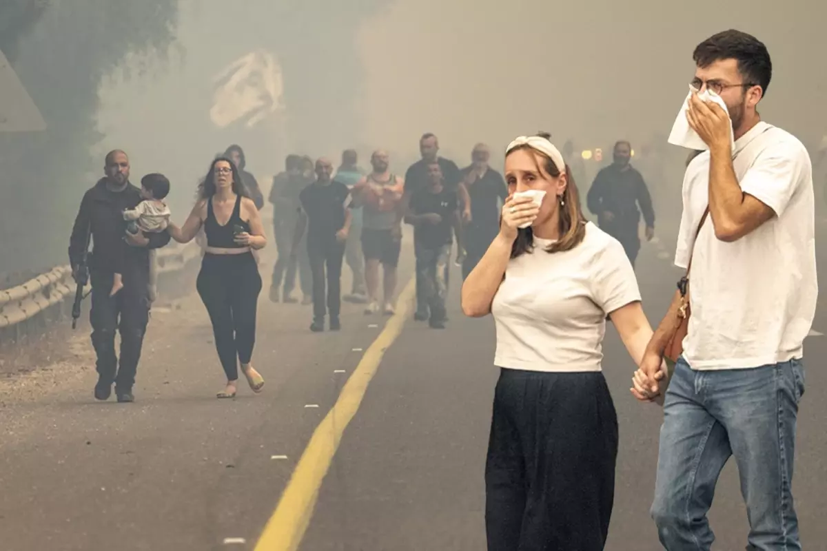 İsrail’de Orman Yangını: 12 Bin Dönüm Yanarak Denetim Altına Alınamadı