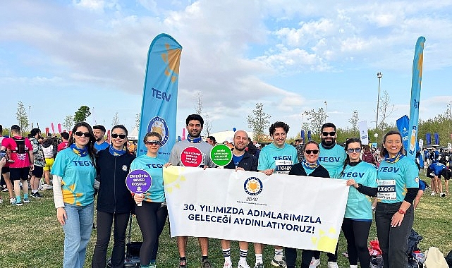 İstanbul Yarı Maratonu kapsamında başlatılan kampanyayla 117 TEGV’li çocuğa eğitim dayanağı sağlandı