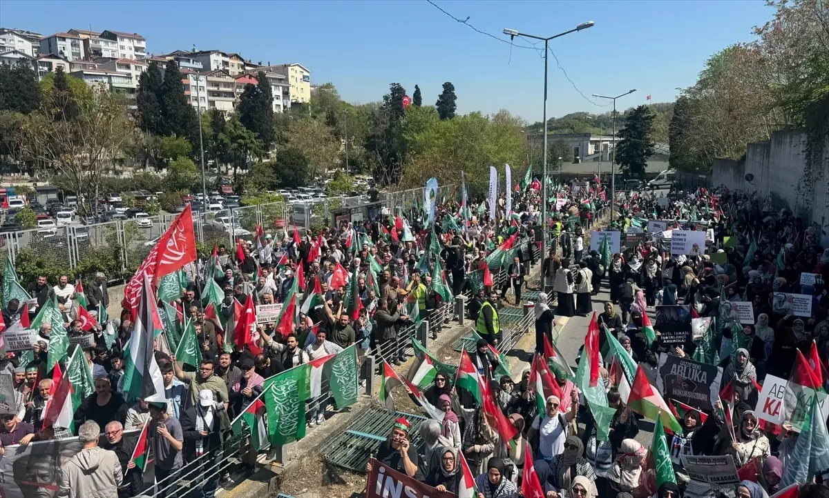 İstanbul’da ABD’ye Protesto