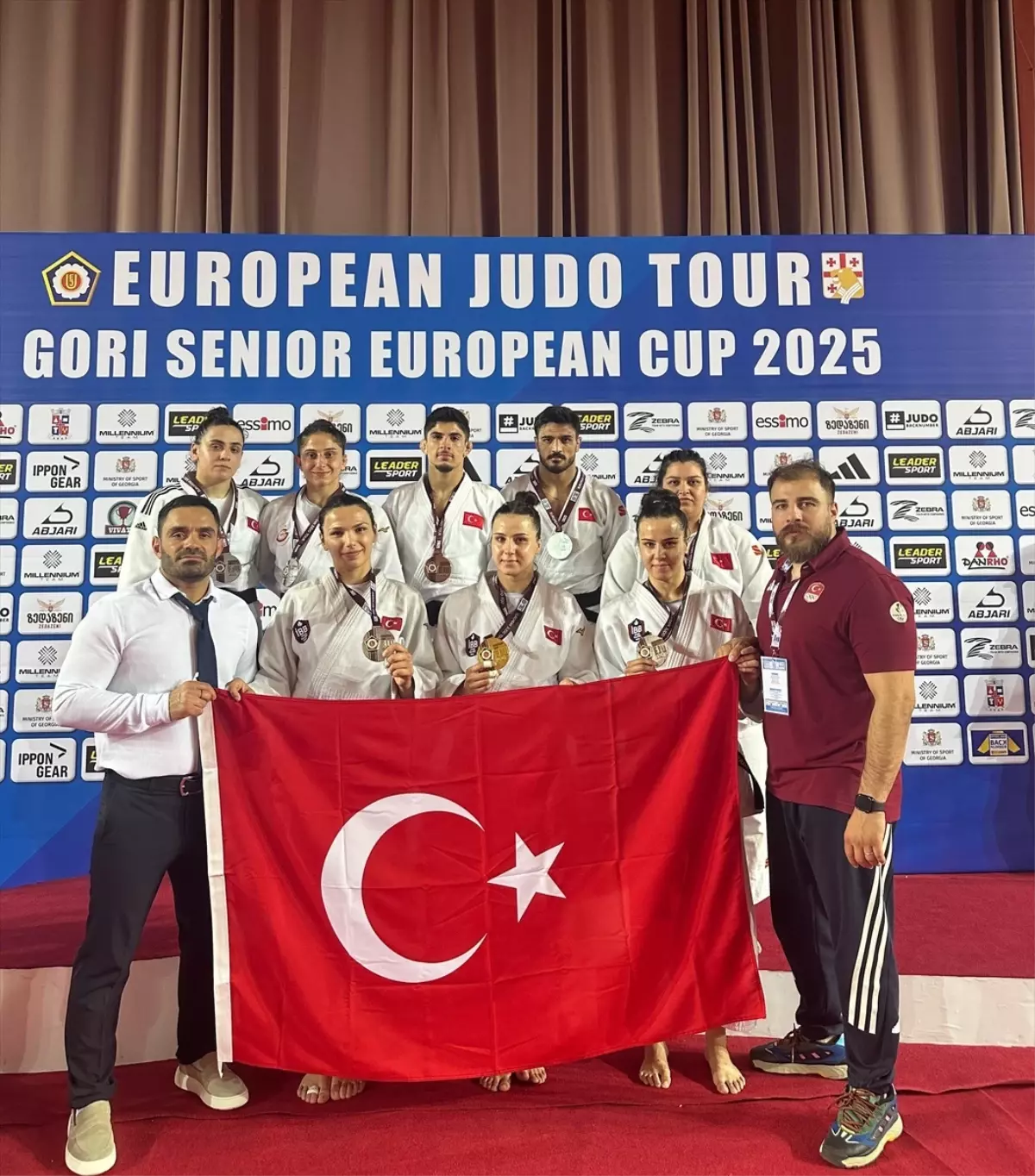Judocularımız Avrupa Kupası’nda 8 Madalya Kazandı