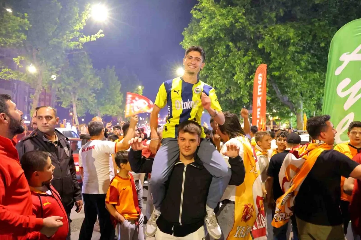 Kahramanmaraş’ta Galatasaray Kutlamaları