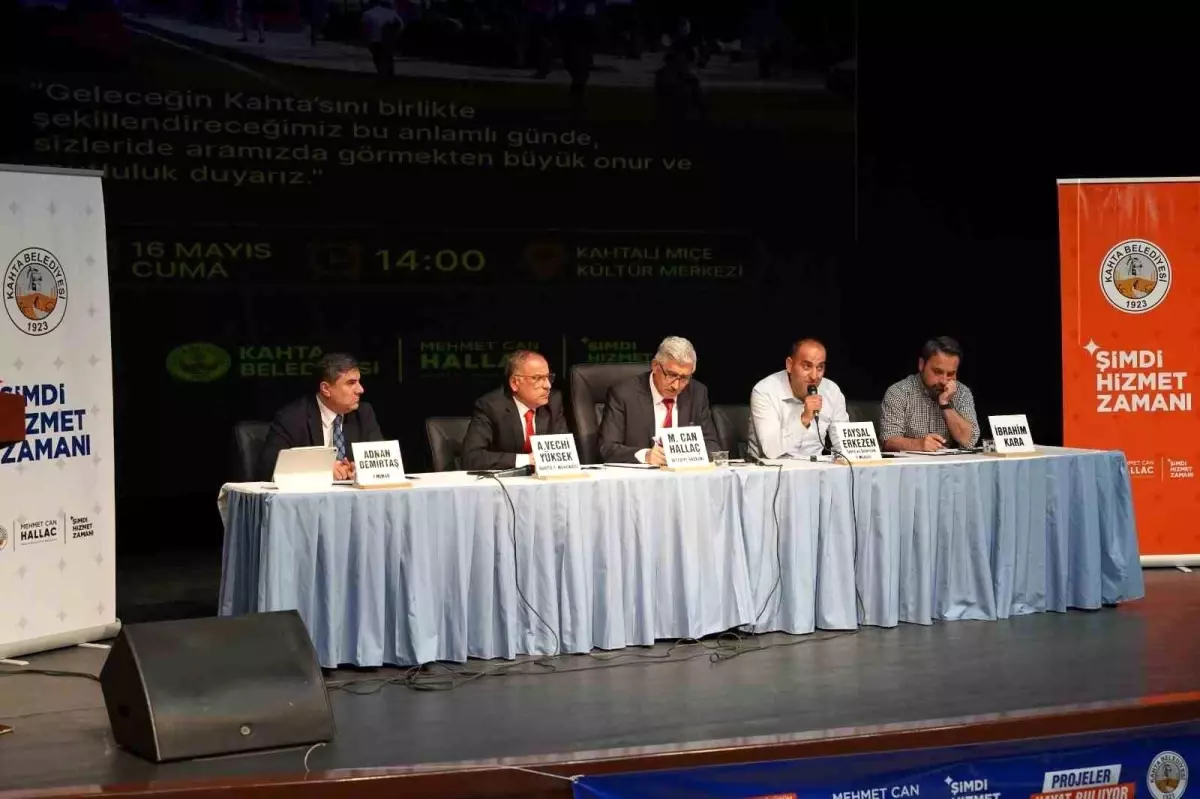 Kahta Belediyesi’nden Eski Çarşı Kentsel Dönüşüm Toplantısı
