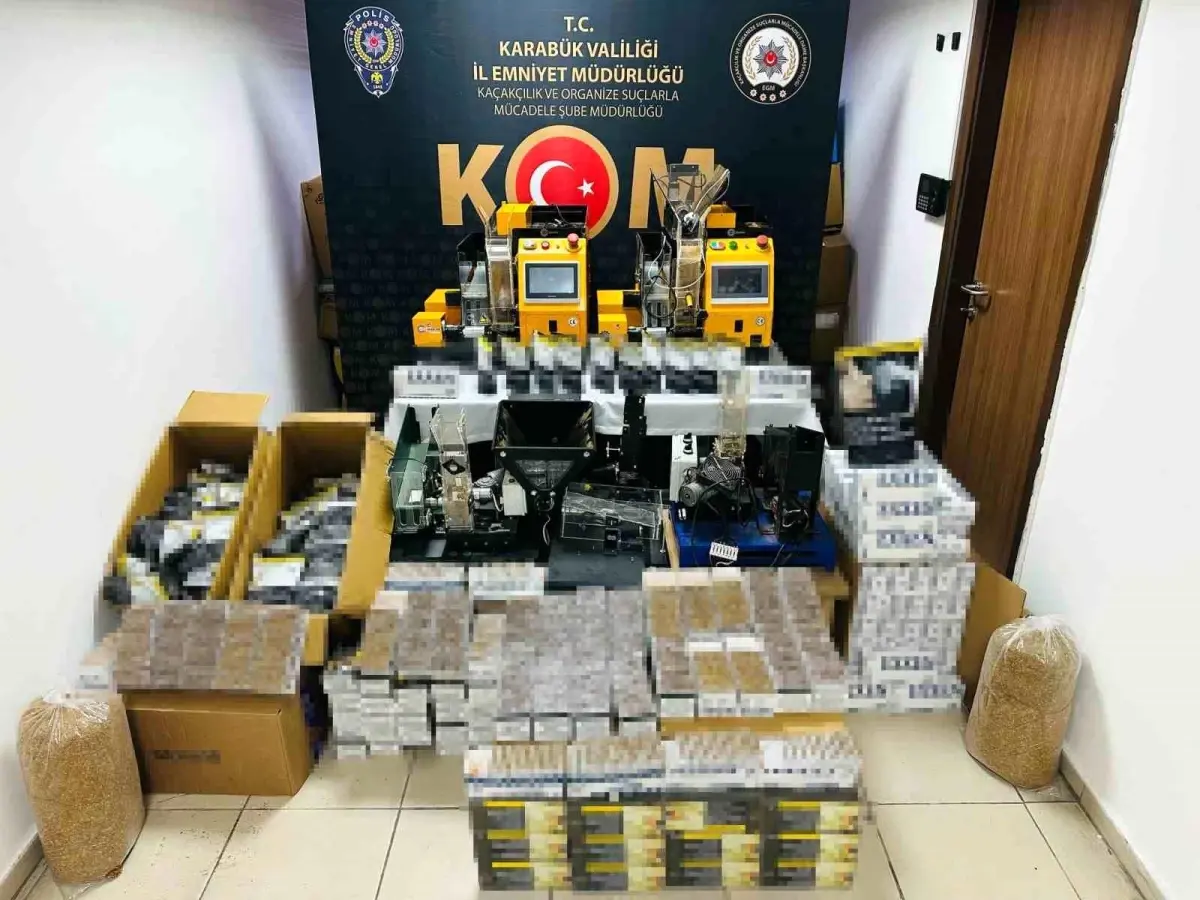 Karabük’te Kaçak Tütün Operasyonu