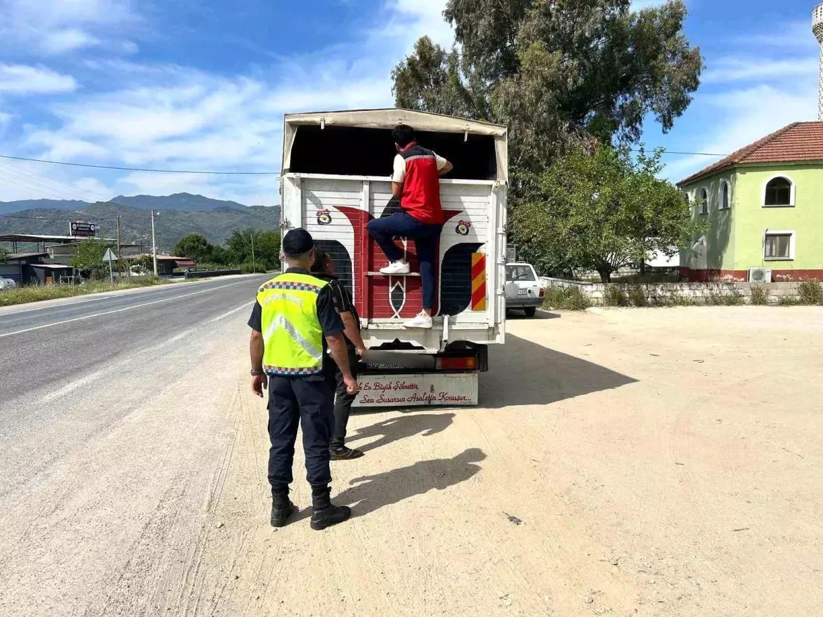 Karpuzlu’da Hayvan Nakil Kontrolü