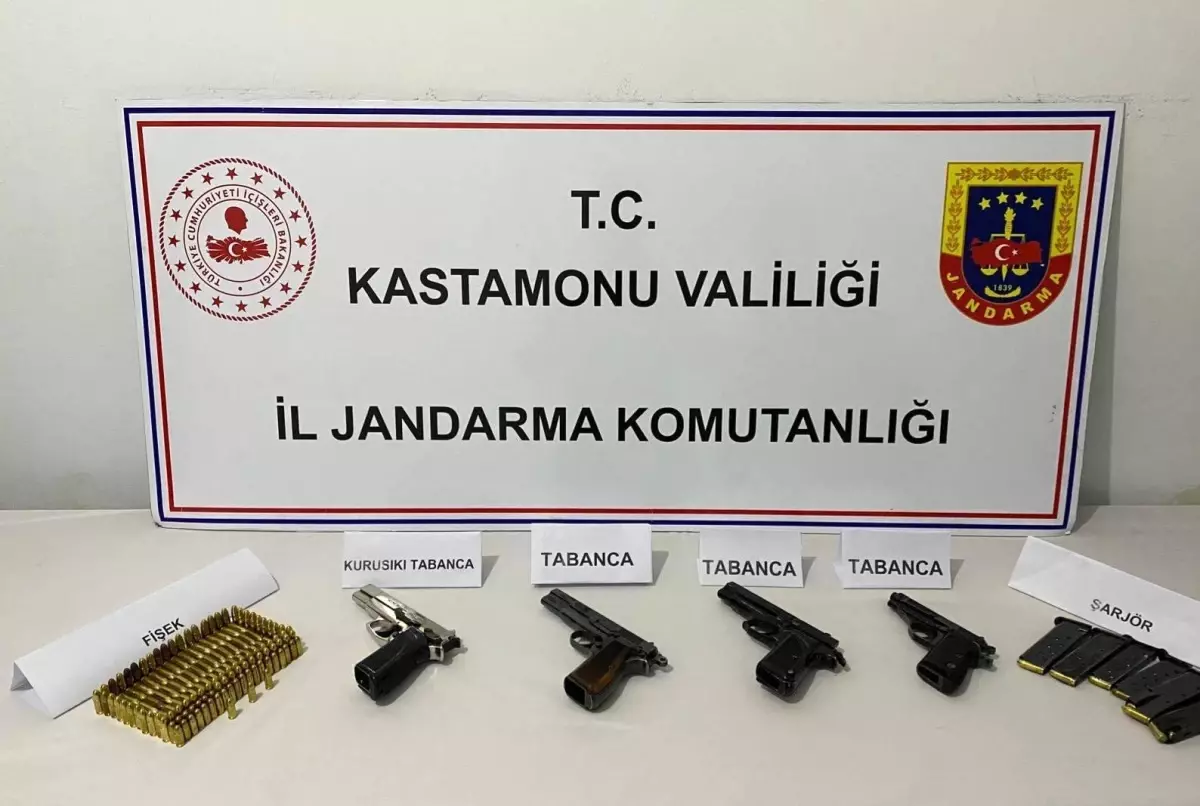 Kastamonu’da Kaçak Silah Operasyonu