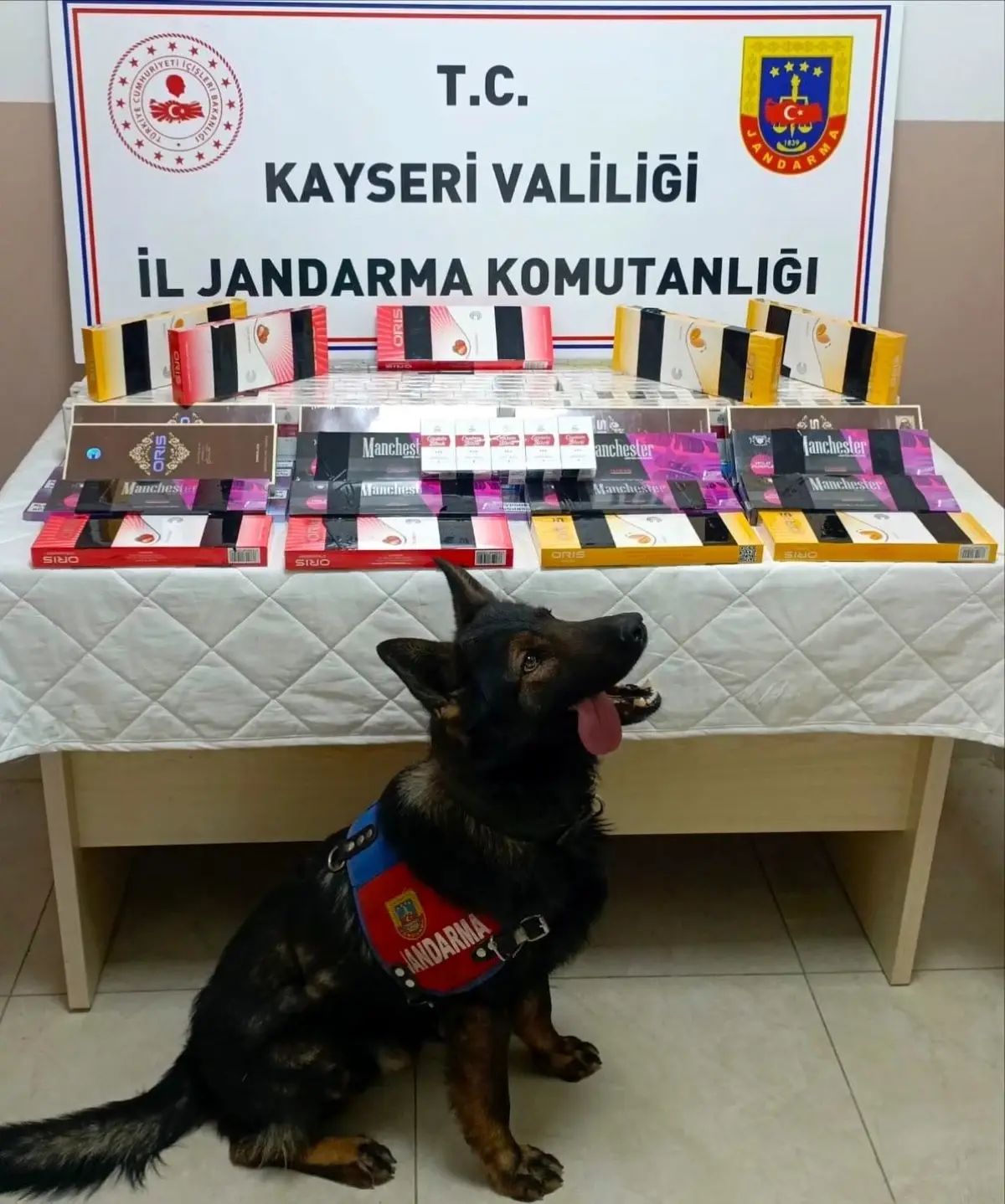 Kayseri’de 700 Paket Kaçak Sigara Ele Geçirildi