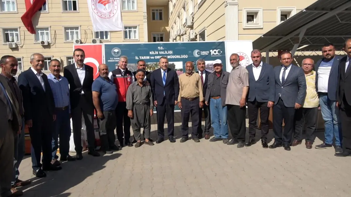 Kilis’te Çiftçilere Ekipman Dayanağı