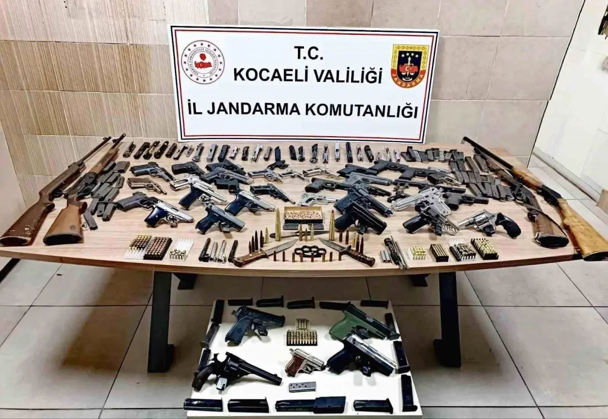 Kocaeli’de Silah Kaçakçılığı Operasyonu