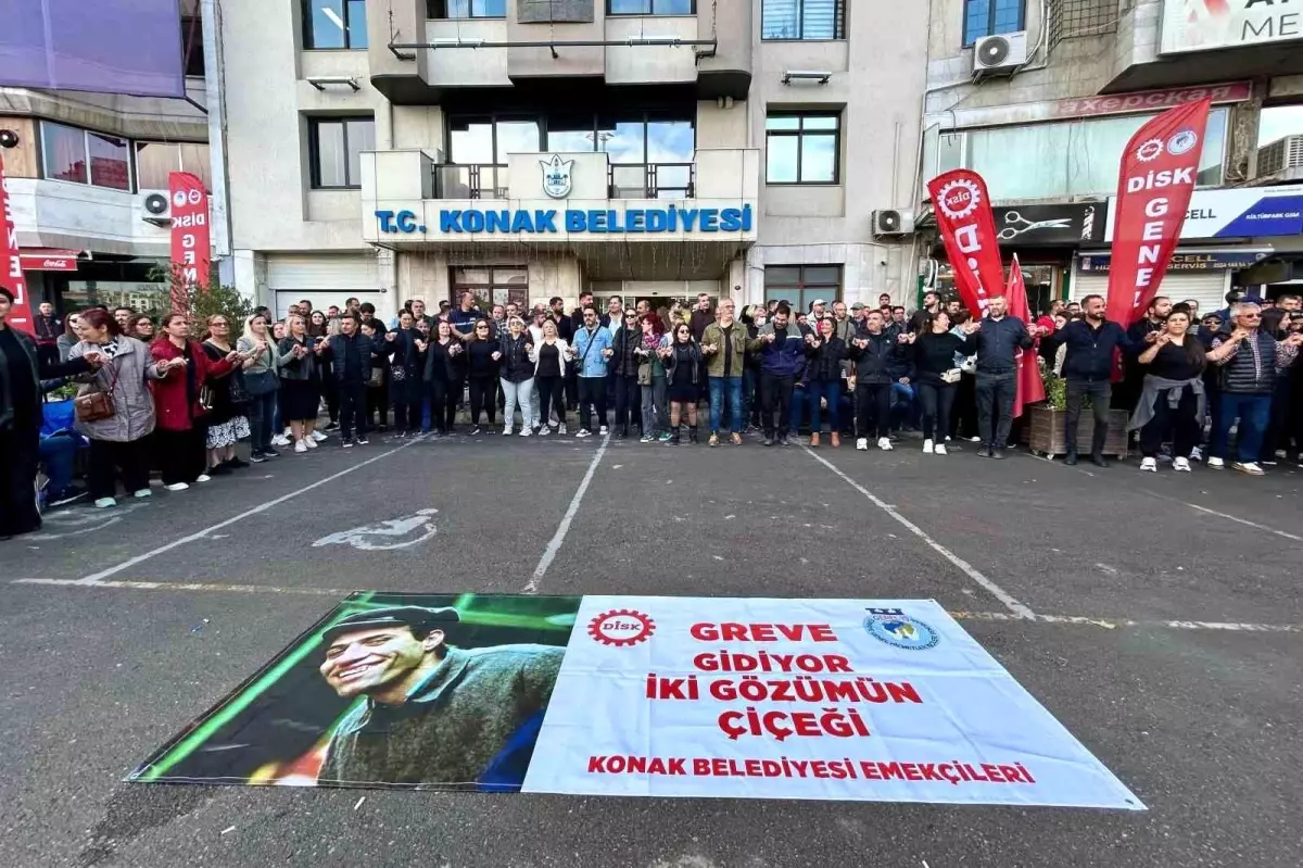 Konak Belediyesinde Personeller Grev Hazırlığında