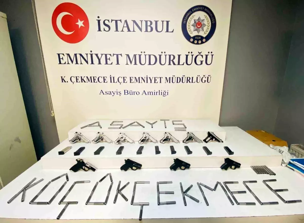 Küçükçekmece’de Silah Ticareti Operasyonu
