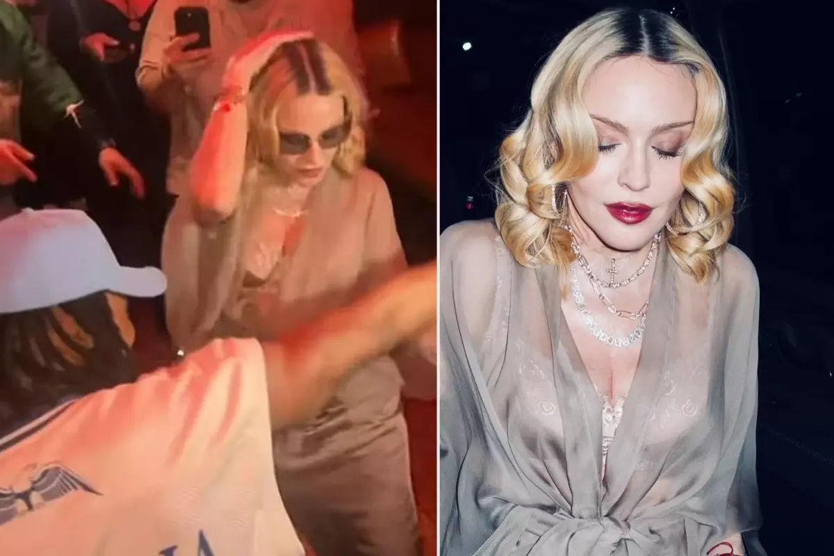 Madonna sevgilisinin doğum gününde çılgınca eğlendi