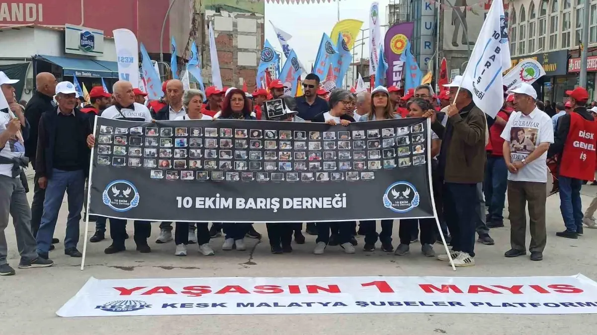 Malatya’da 1 Mayıs Kutlaması