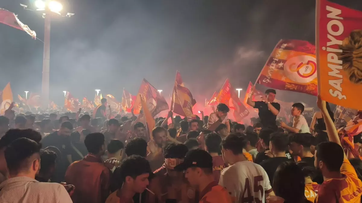 Mersin’de Galatasaray Coşkusu