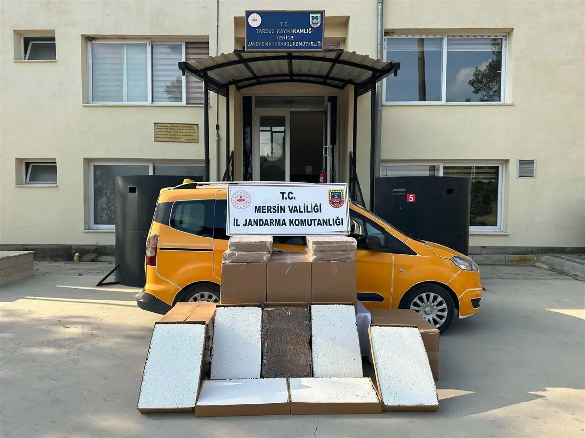 Mersin’de Kaçak Tütün Operasyonu